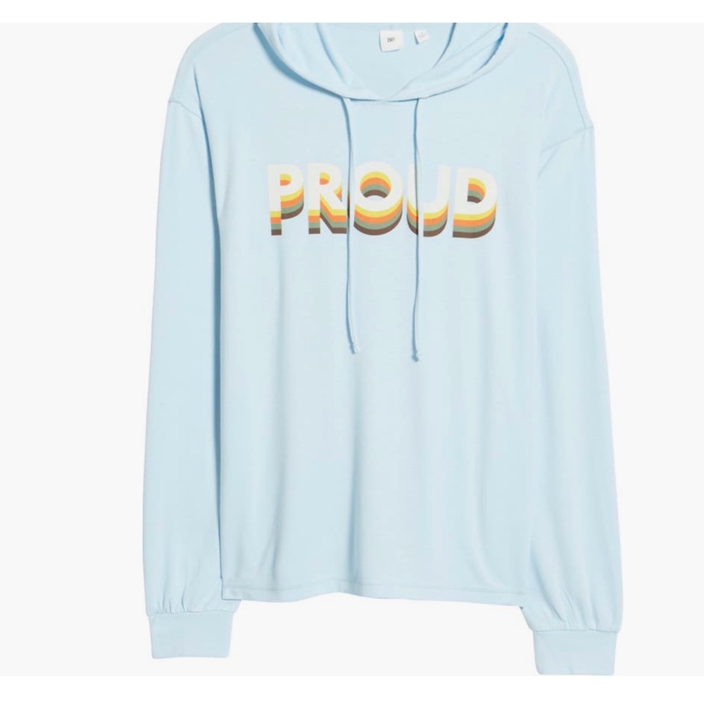 ВР.
Pride Gender Inclusive Proud Graphic Hoodie NWT